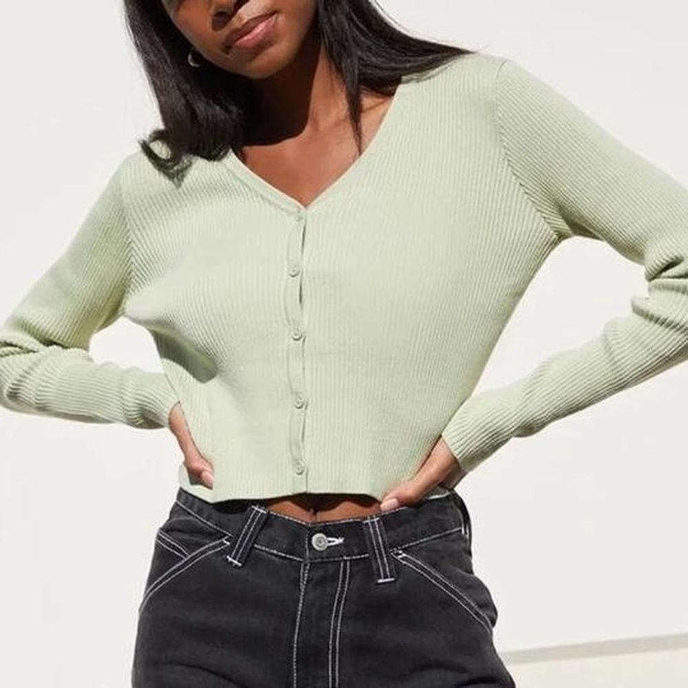 Brandy Melville Mint Green Cardigan